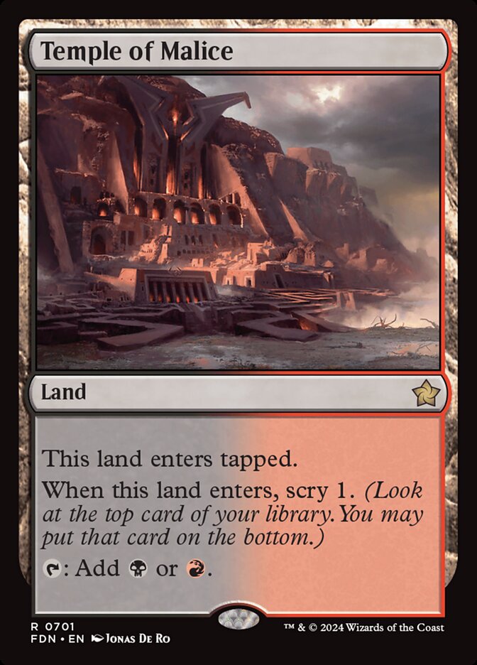 Temple of Malice 701/291 (Foundations) 