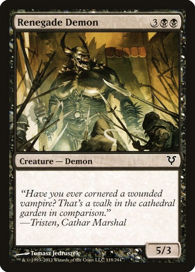 Renegade Demon 118/244 (Avacyn Restored) 
