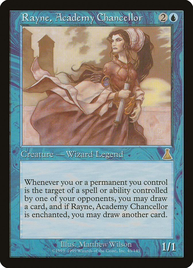 Rayne, Academy Chancellor 43/143 (Urza's Destiny) 