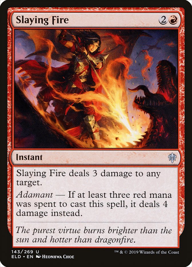Slaying Fire 143/269 (Throne of Eldraine) 
