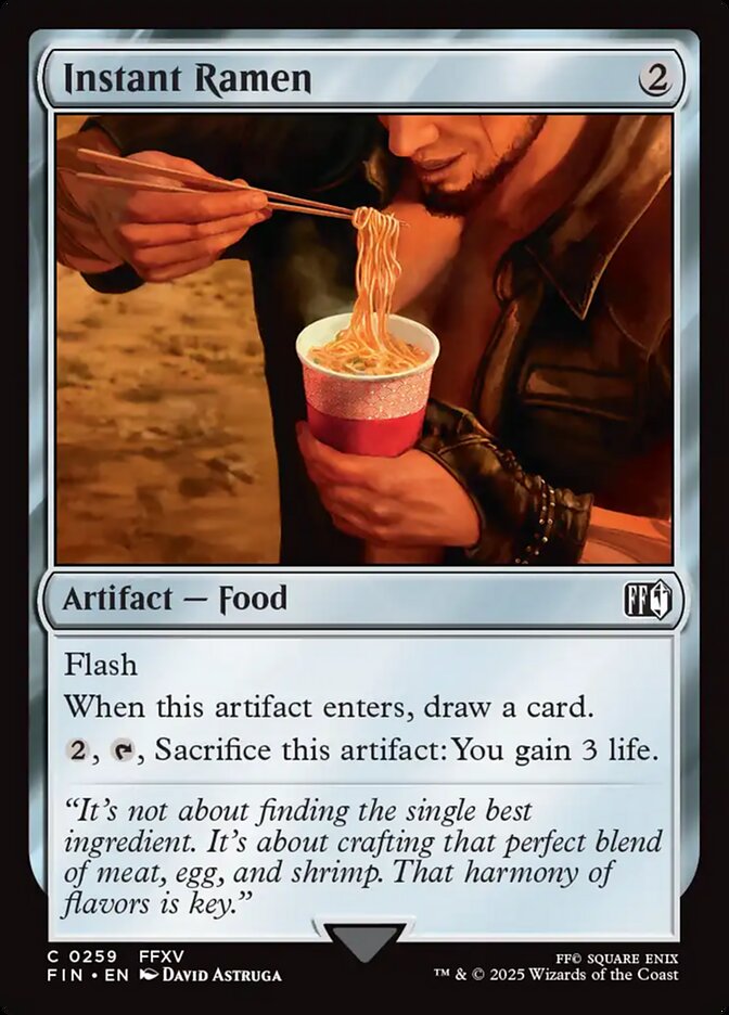 Instant Ramen 259/309 (FINAL FANTASY)  - Foil