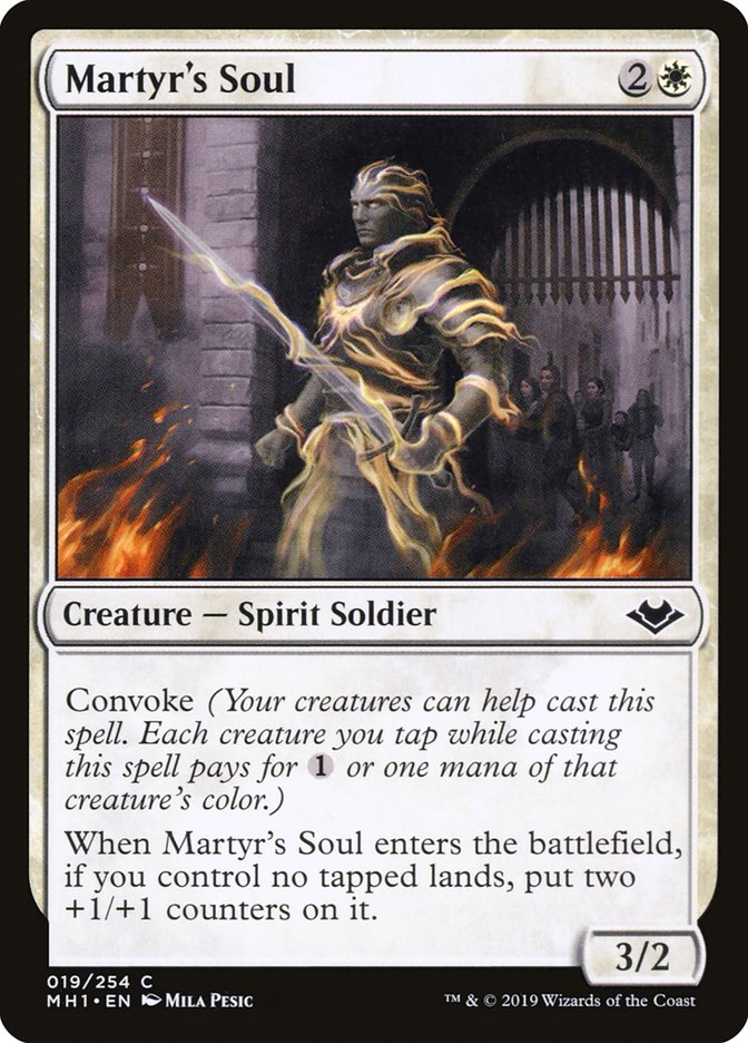 Martyr's Soul 19/254 (Modern Horizons) 