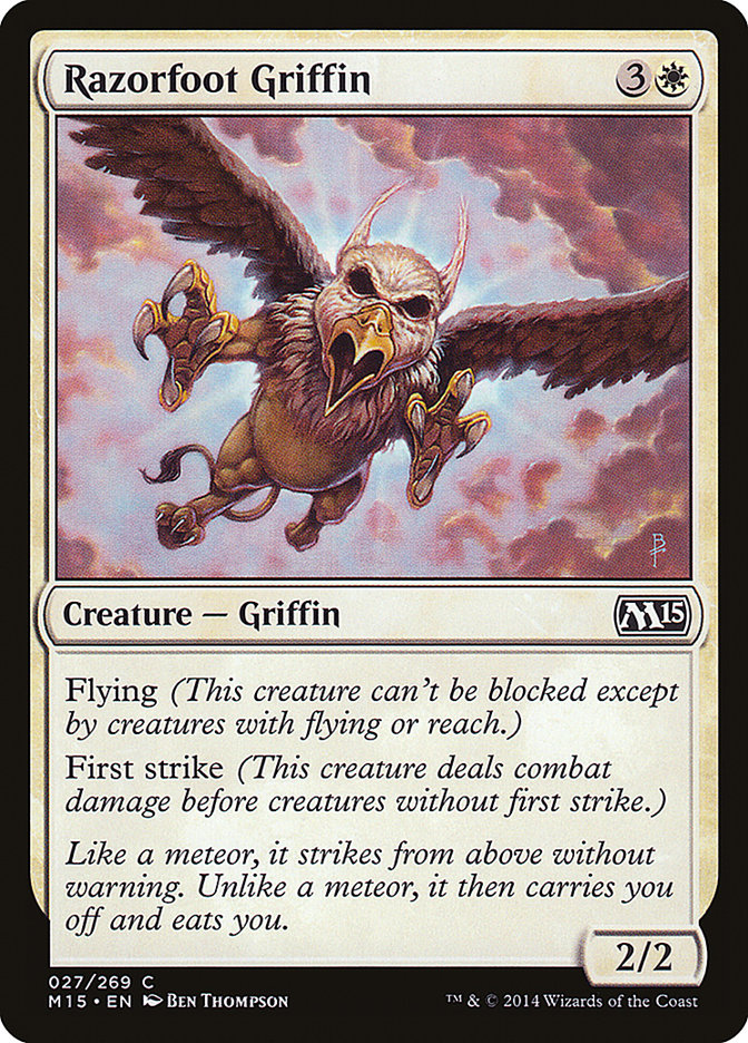 Razorfoot Griffin 27/269 (Magic 2015 (M15)) 