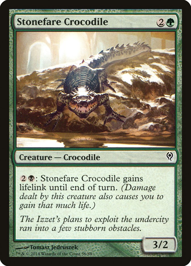Stonefare Crocodile 56/88 (Duel Decks: Jace vs. Vraska) 