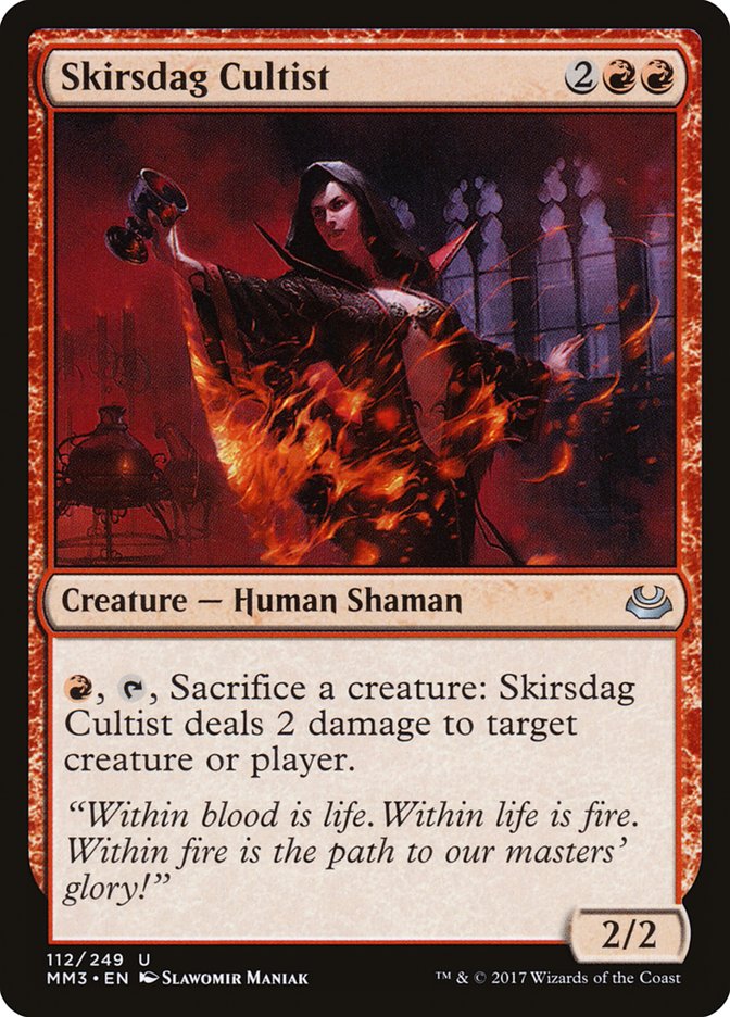 Skirsdag Cultist 112/249 (Modern Masters 2017) 
