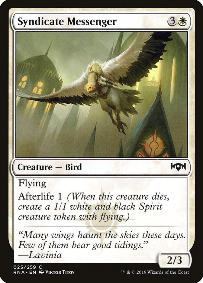 Syndicate Messenger 25/259 (Ravnica Allegiance) 