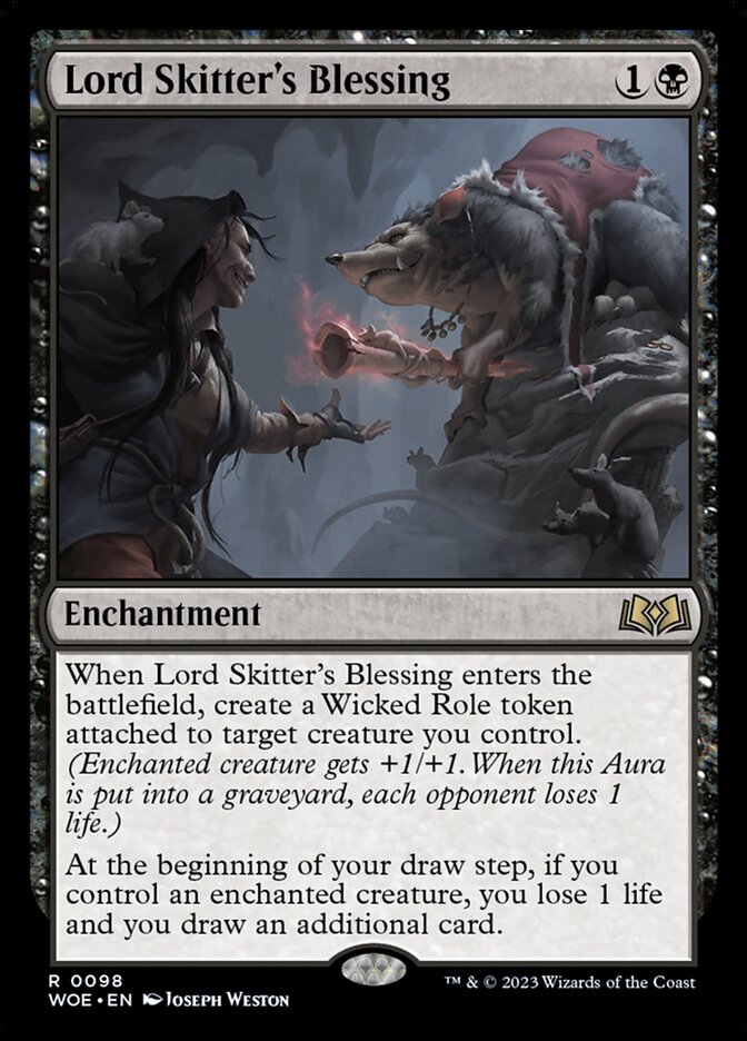 Lord Skitter's Blessing 98 (Wilds of Eldraine) 