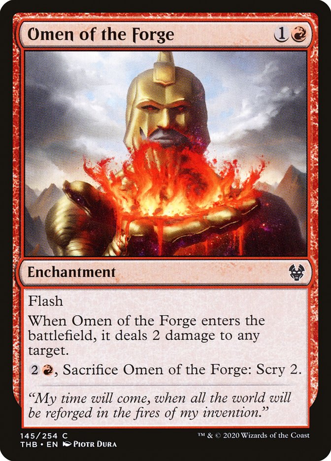 Omen of the Forge 145/254 (Theros Beyond Death) 