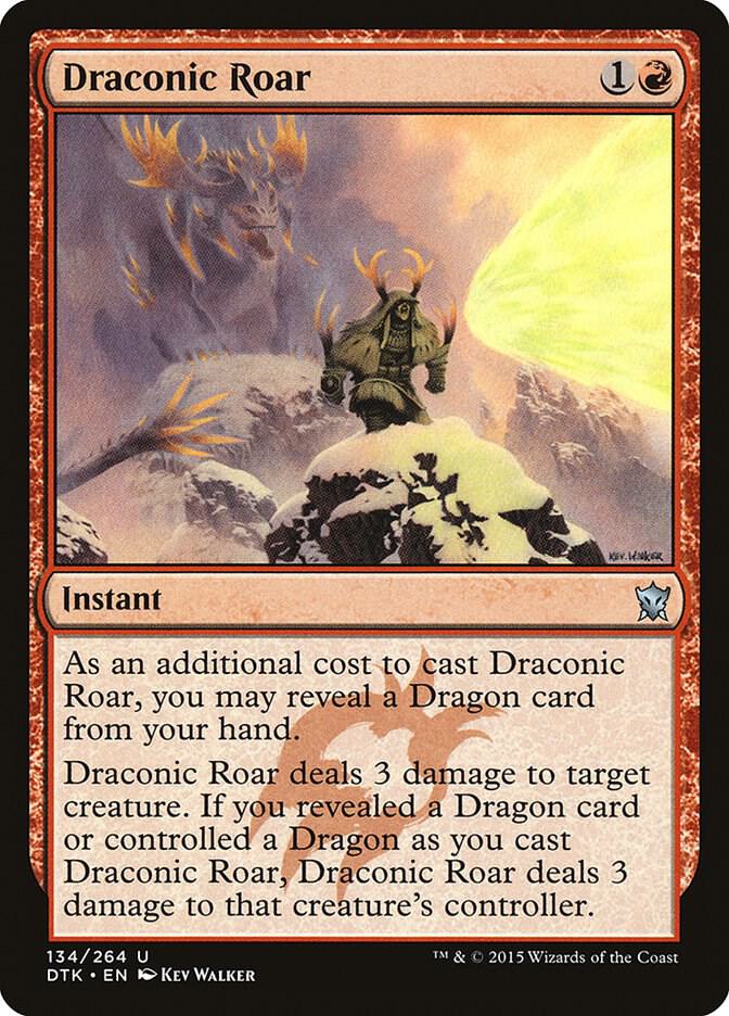 Draconic Roar 134/264 (Dragons of Tarkir) 