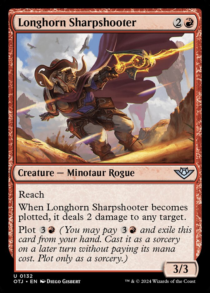 Longhorn Sharpshooter 132/286 (Outlaws of Thunder Junction) 
