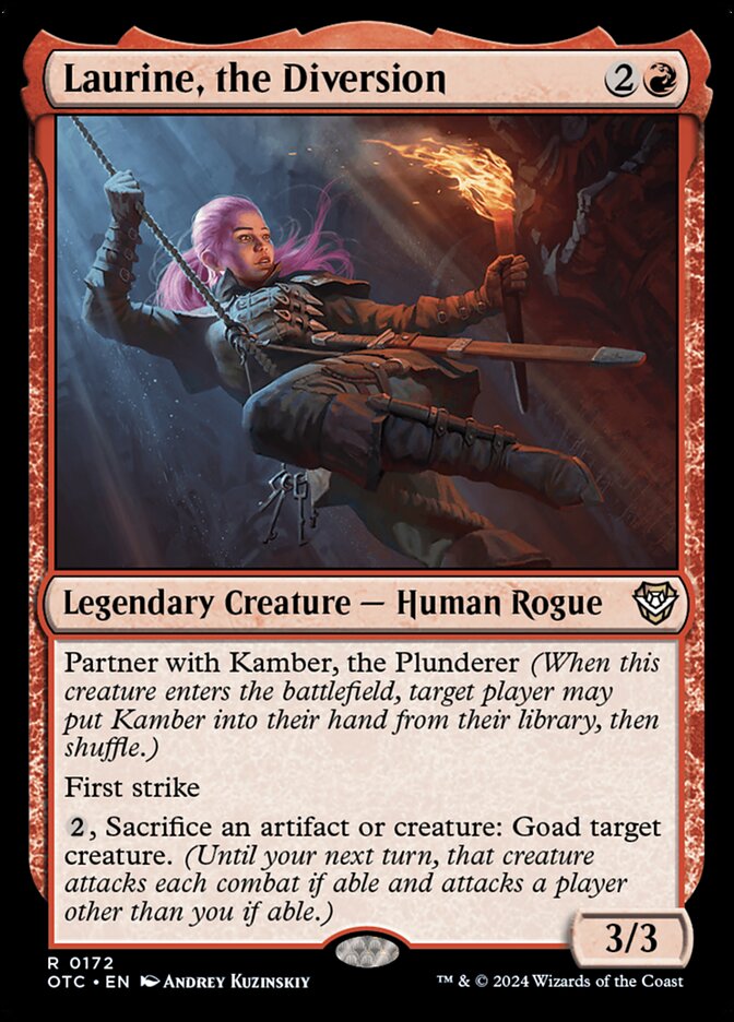 Laurine, the Diversion 172/342 (Commander: Outlaws of Thunder Junction) 