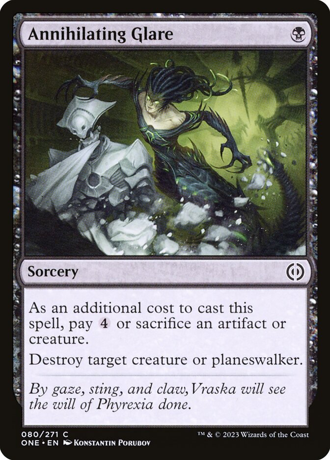 Annihilating Glare 80/271 (Phyrexia: All Will Be One) 