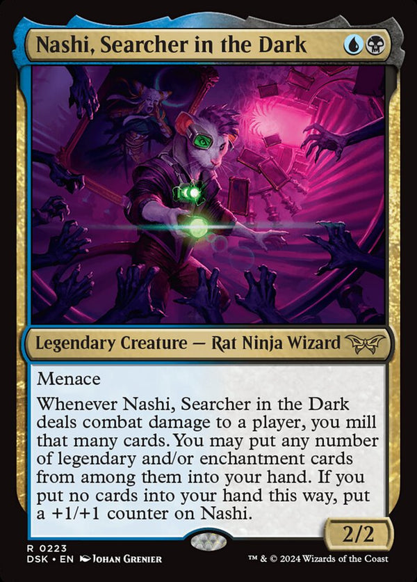 Nashi, Searcher in the Dark 223/286 (Duskmourn: House of Horror) 