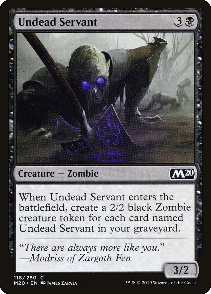 Undead Servant 118/280 (Core Set 2020) 