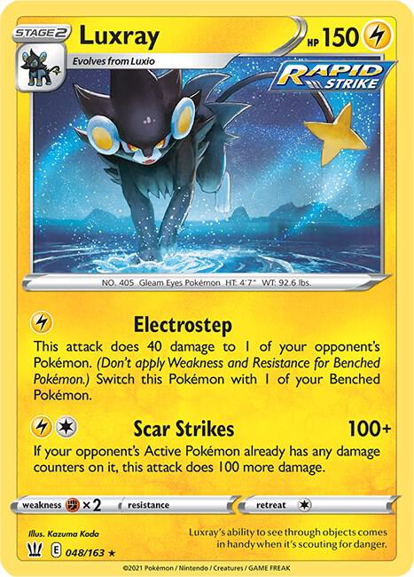 Luxray 048/163 (SWSH05: Battle Styles)  - Holofoil