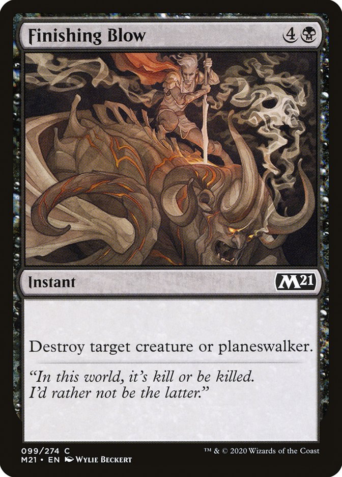 Finishing Blow 99/274 (Core Set 2021) 