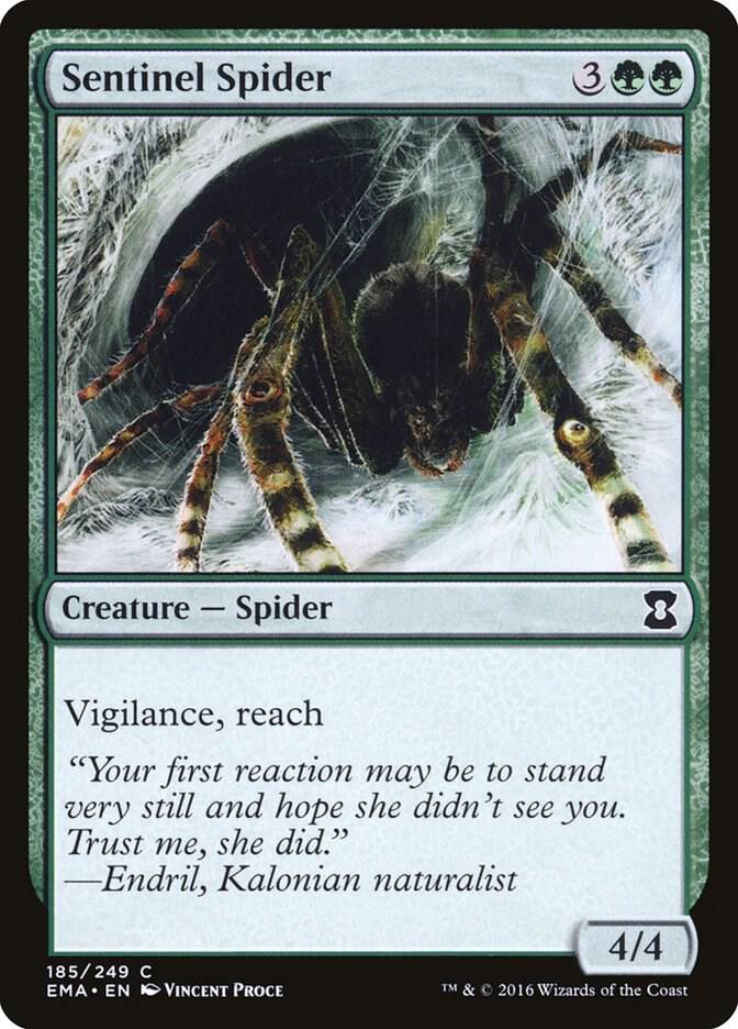Sentinel Spider 185/249 (Eternal Masters) 