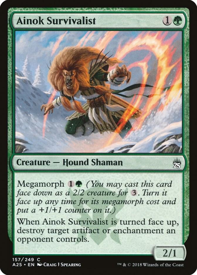 Ainok Survivalist 157/249 (Masters 25) 