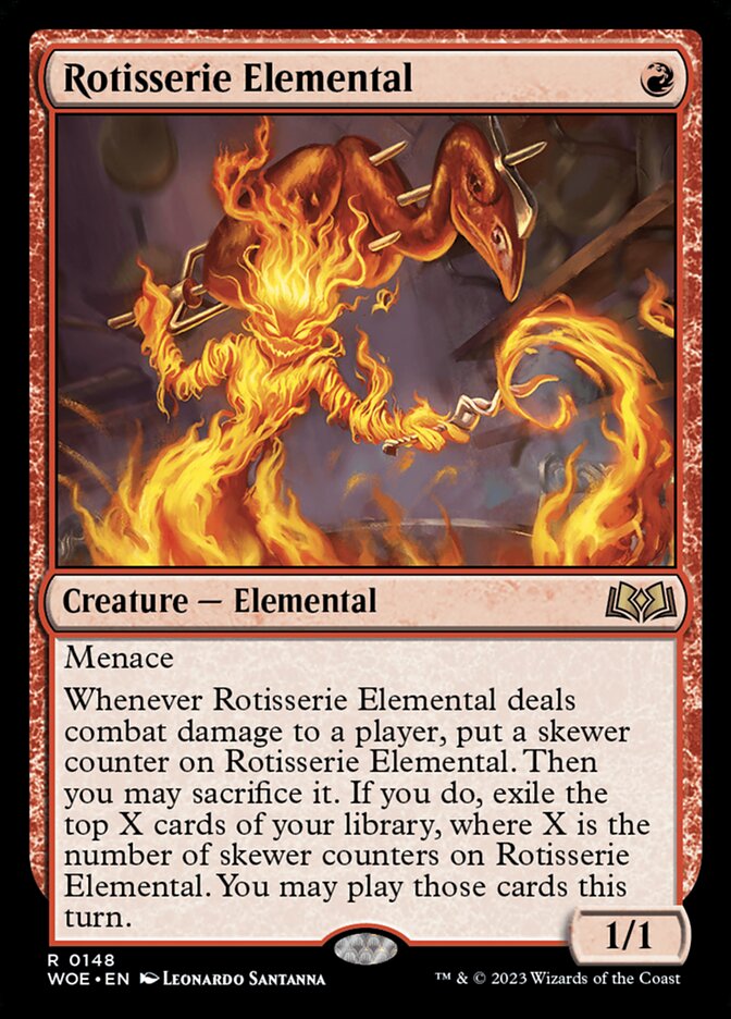 Rotisserie Elemental 148/276 (Wilds of Eldraine) 