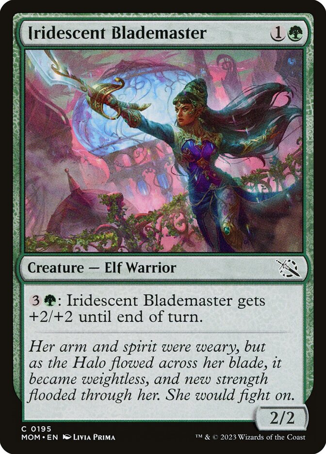 Iridescent Blademaster 195/291 (March of the Machine) 