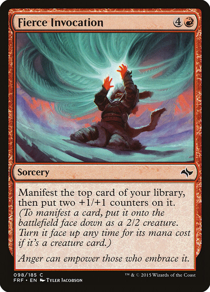 Fierce Invocation 98/185 (Fate Reforged) 