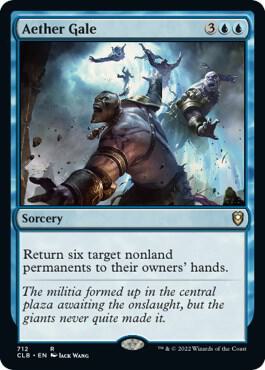 Aether Gale 712/361 (Commander Legends: Battle for Baldur's Gate) 