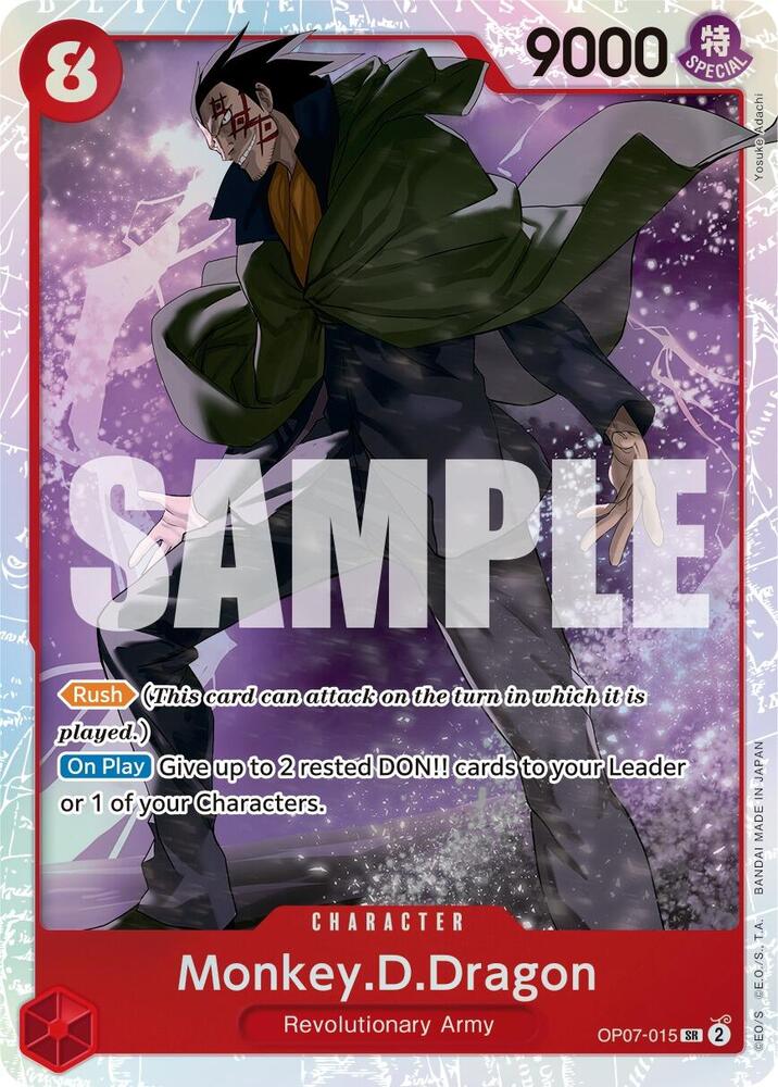Monkey.D.Dragon OP07-015 (500 Years in the Future)  - Foil