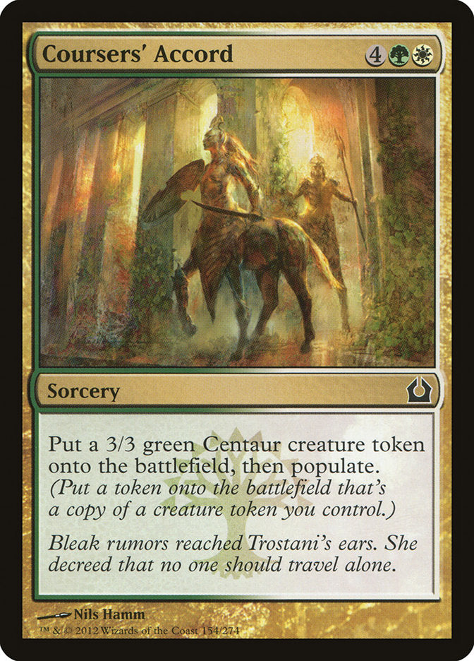 Coursers' Accord 154/274 (Return to Ravnica) 