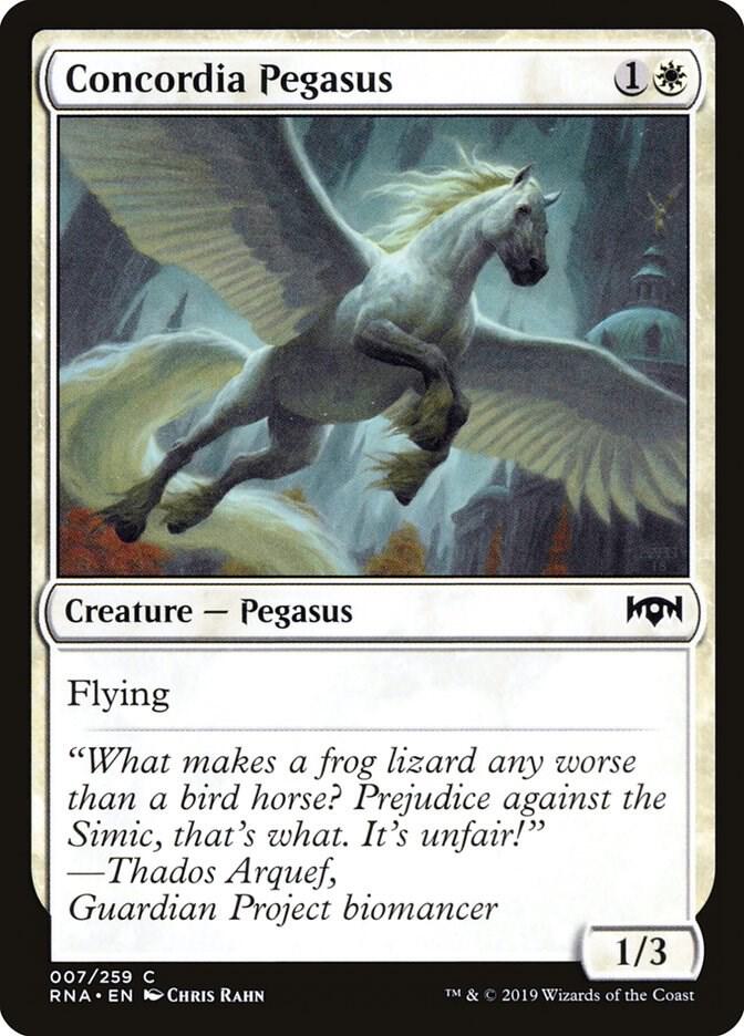 Concordia Pegasus 7/259 (Ravnica Allegiance) 