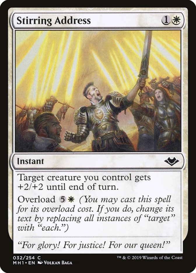 Stirring Address 32/254 (Modern Horizons) 