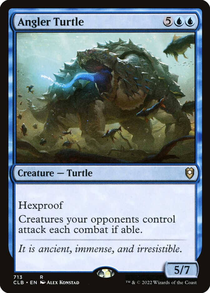 Angler Turtle 713/361 (Commander Legends: Battle for Baldur's Gate) 
