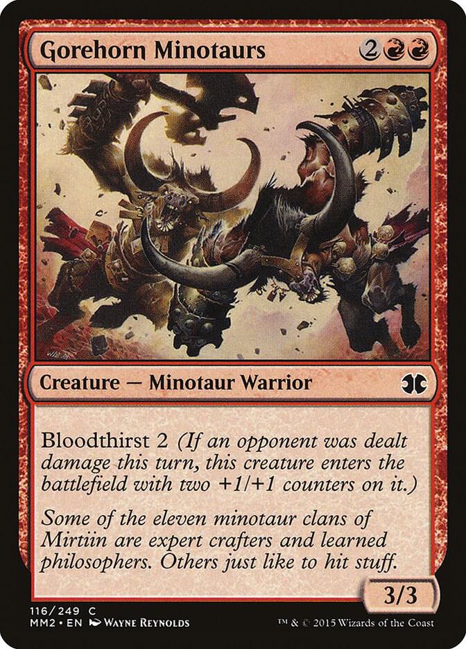 Gorehorn Minotaurs 116/249 (Modern Masters 2015) 