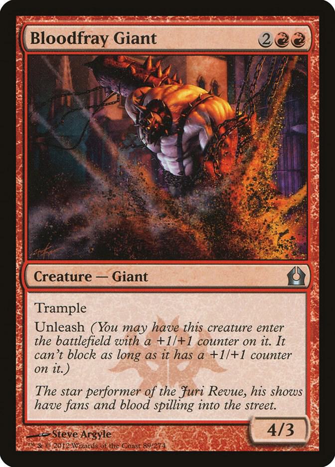 Bloodfray Giant 89 (Return to Ravnica) 