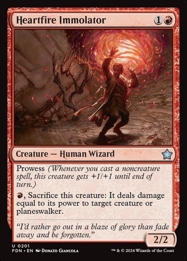Heartfire Immolator 201/291 (Foundations) 
