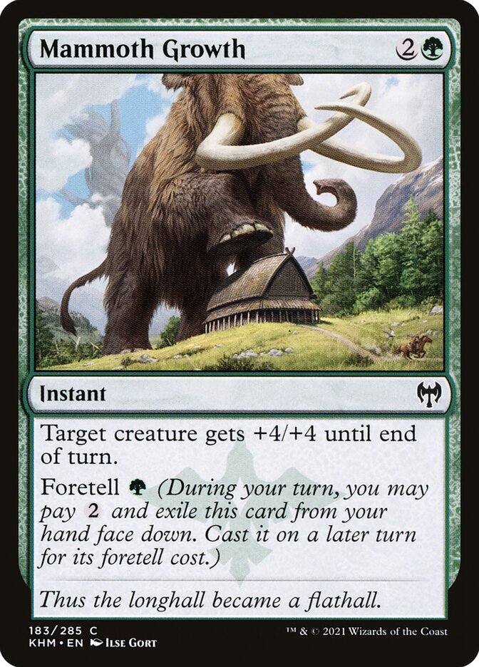 Mammoth Growth 183/285 (Kaldheim) 