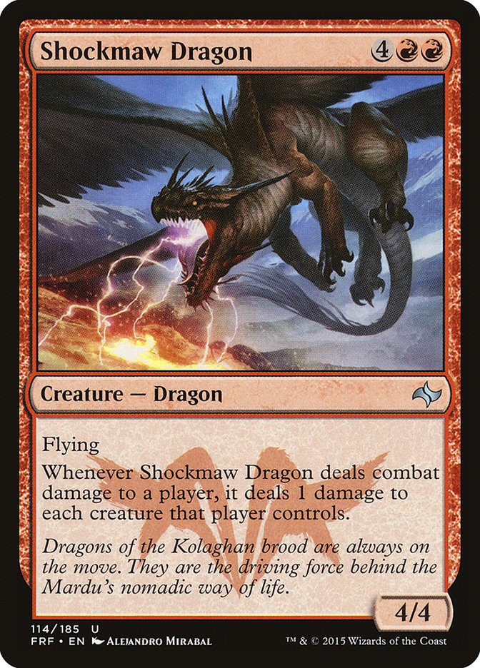 Shockmaw Dragon 114/185 (Fate Reforged) 