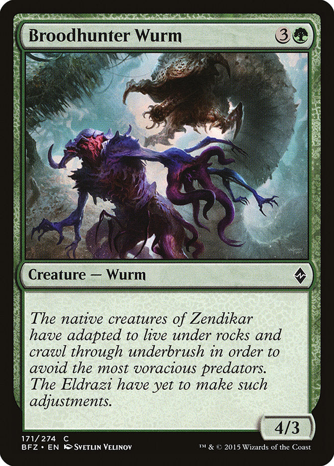 Broodhunter Wurm 171/274 (Battle for Zendikar) 
