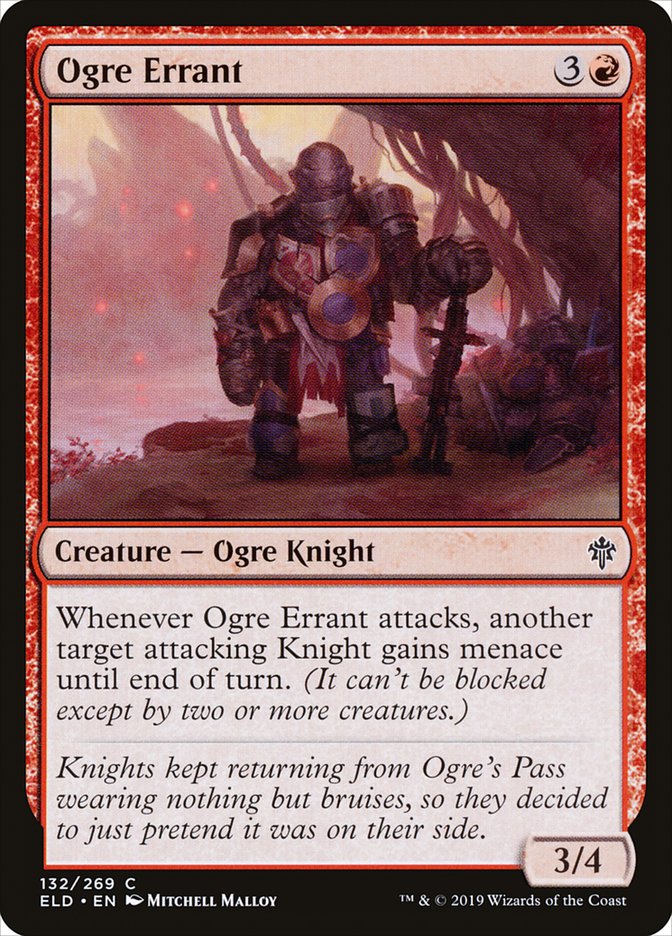 Ogre Errant 132/269 (Throne of Eldraine) 