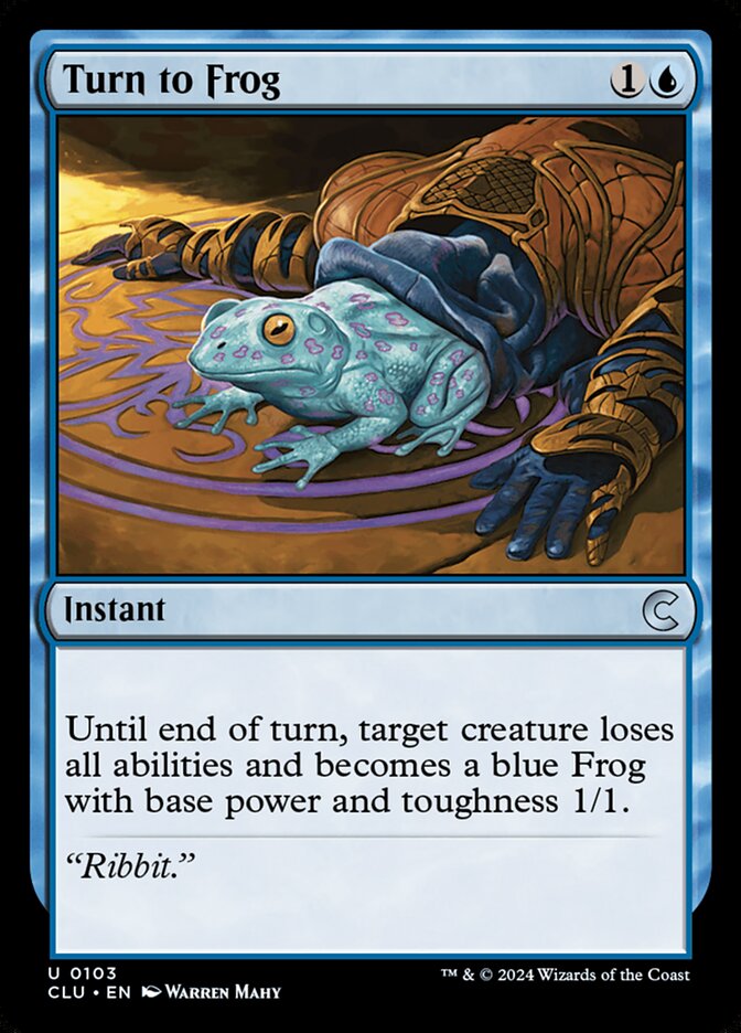 Turn to Frog 103/284 (Ravnica: Clue Edition) 