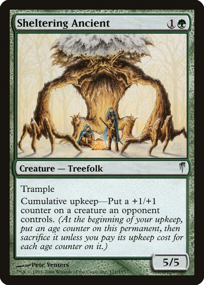 Sheltering Ancient 121/155 (Coldsnap) 