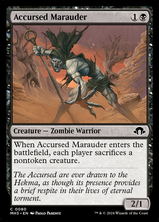 Accursed Marauder 80 (Modern Horizons 3) 