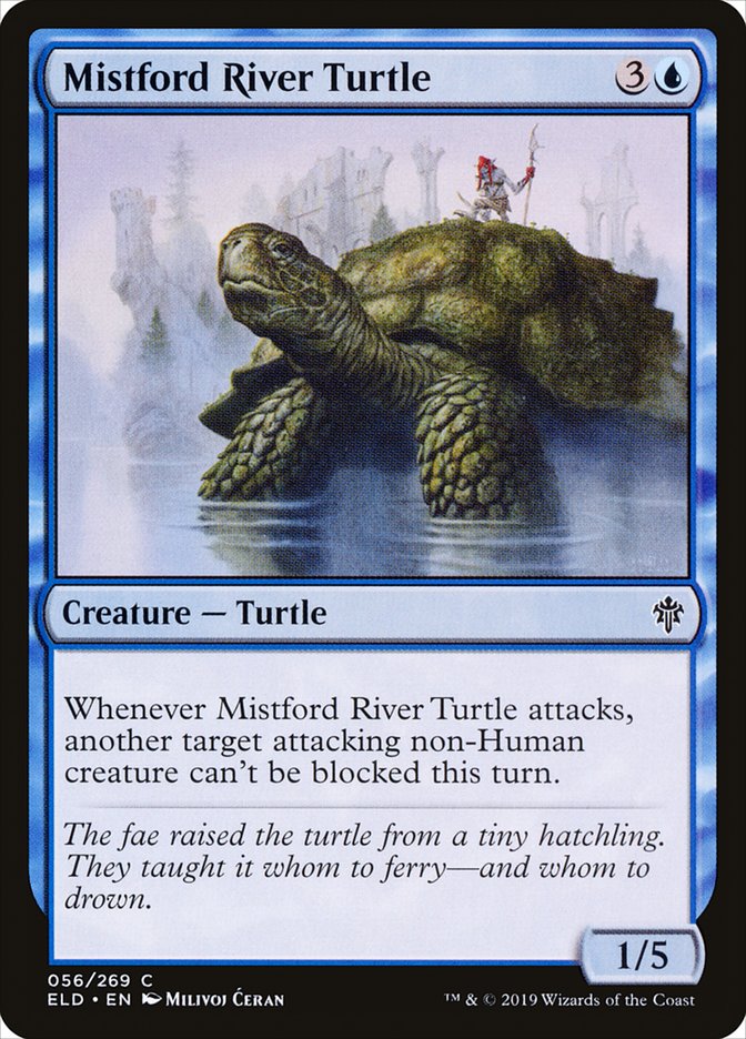 Mistford River Turtle 56/269 (Throne of Eldraine) 