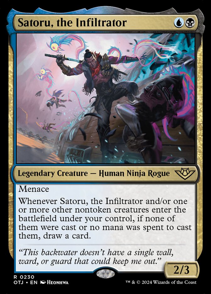 Satoru, the Infiltrator 230 (Outlaws of Thunder Junction) 