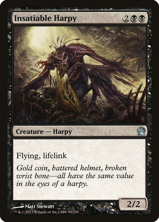 Insatiable Harpy 92/249 (Theros) 