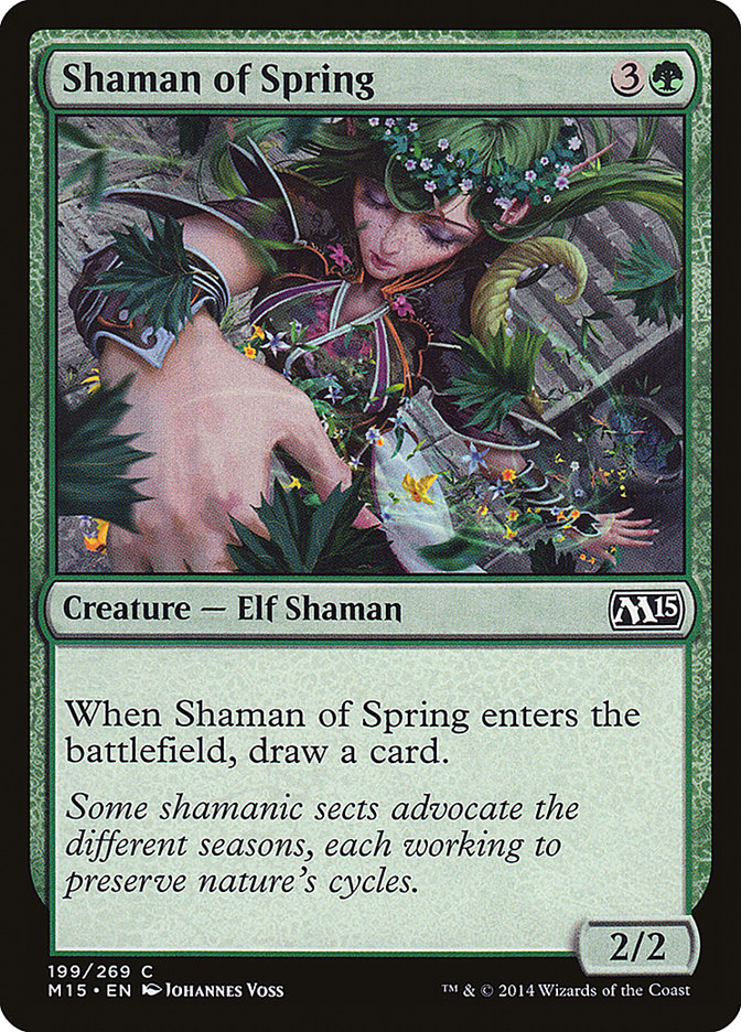 Shaman of Spring 199/269 (Magic 2015 (M15)) 