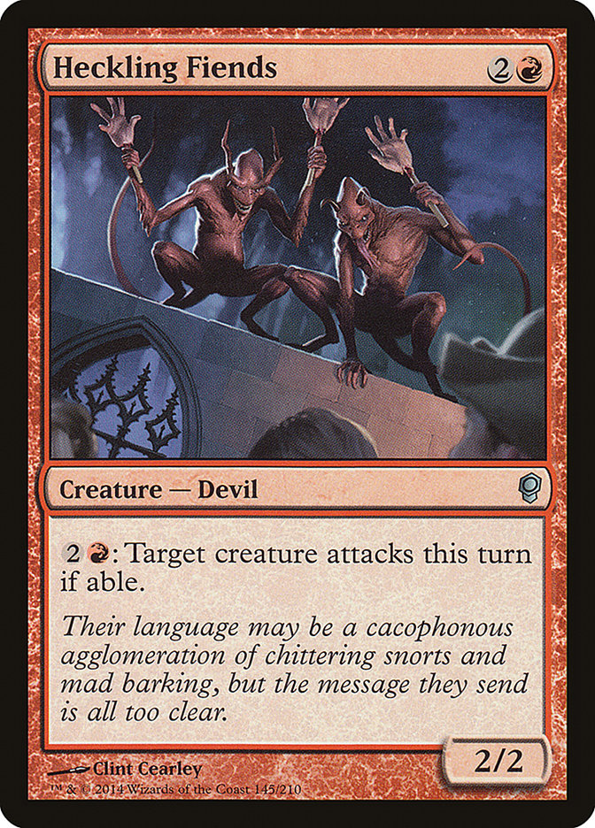 Heckling Fiends 145/210 (Conspiracy) 