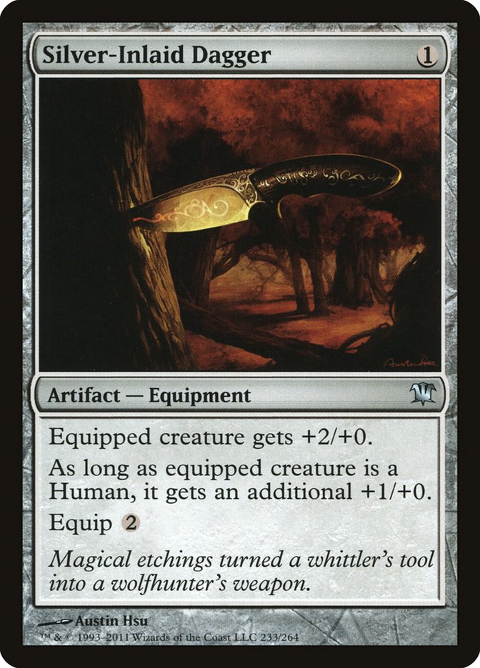 Silver-Inlaid Dagger 233/264 (Innistrad) 
