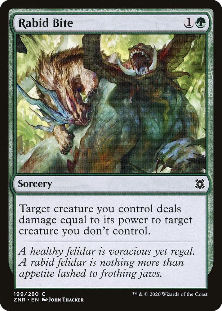 Rabid Bite 199/280 (Zendikar Rising) 