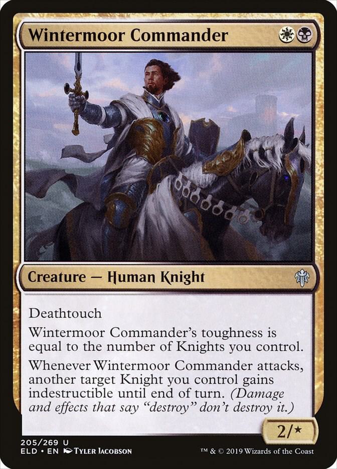 Wintermoor Commander 205/269 (Throne of Eldraine) 