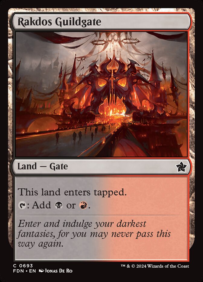 Rakdos Guildgate 693/291 (Foundations) 